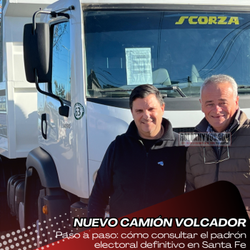 UN NUEVO CAMIÓN VOLCADOR SE INCORPORA PARA FORTALECER LOS SERVICIOS PÚBLICOS